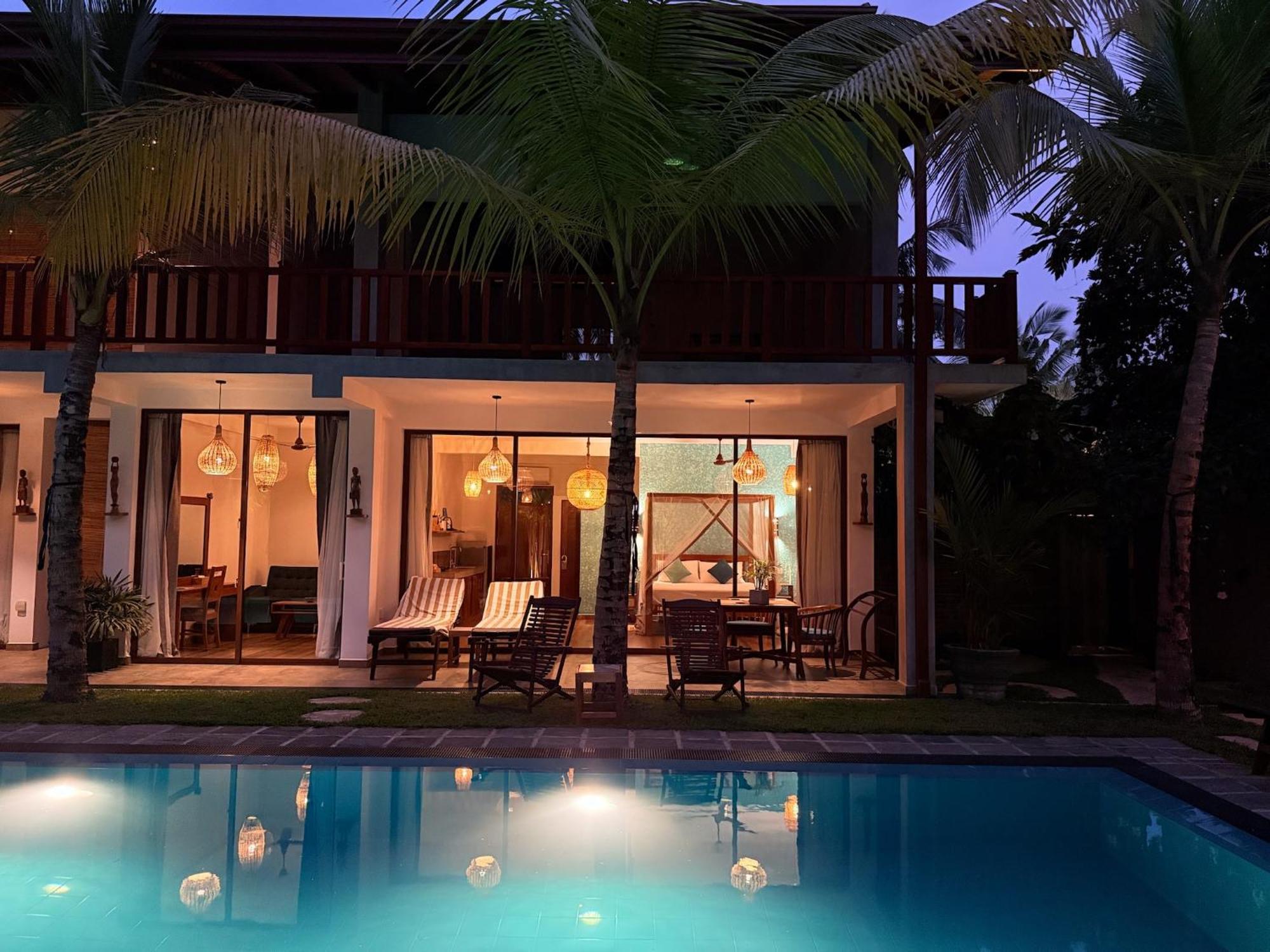 Sri Palms Bed & Breakfast Kosgoda Bagian luar foto