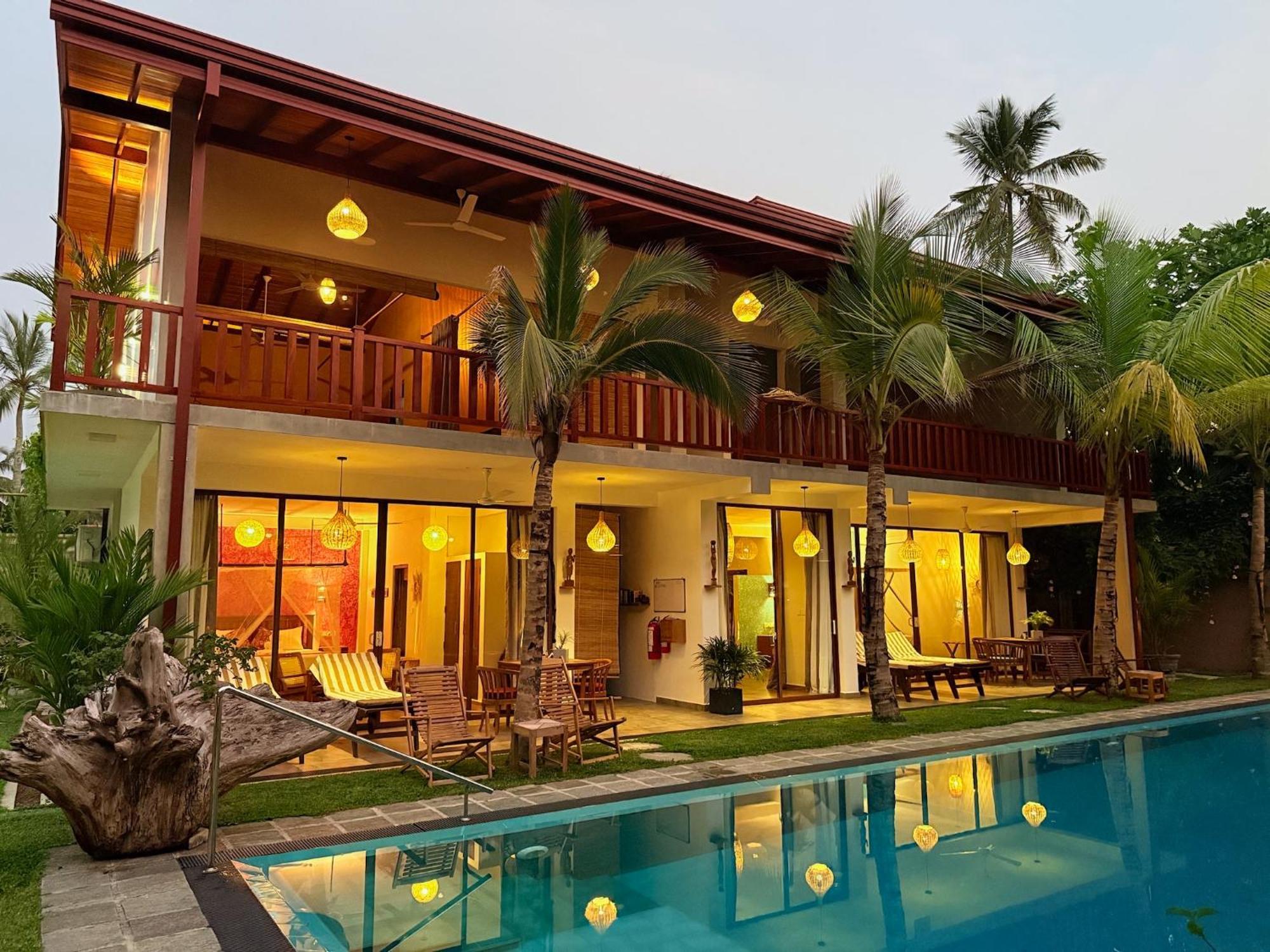 Sri Palms Bed & Breakfast Kosgoda Bagian luar foto