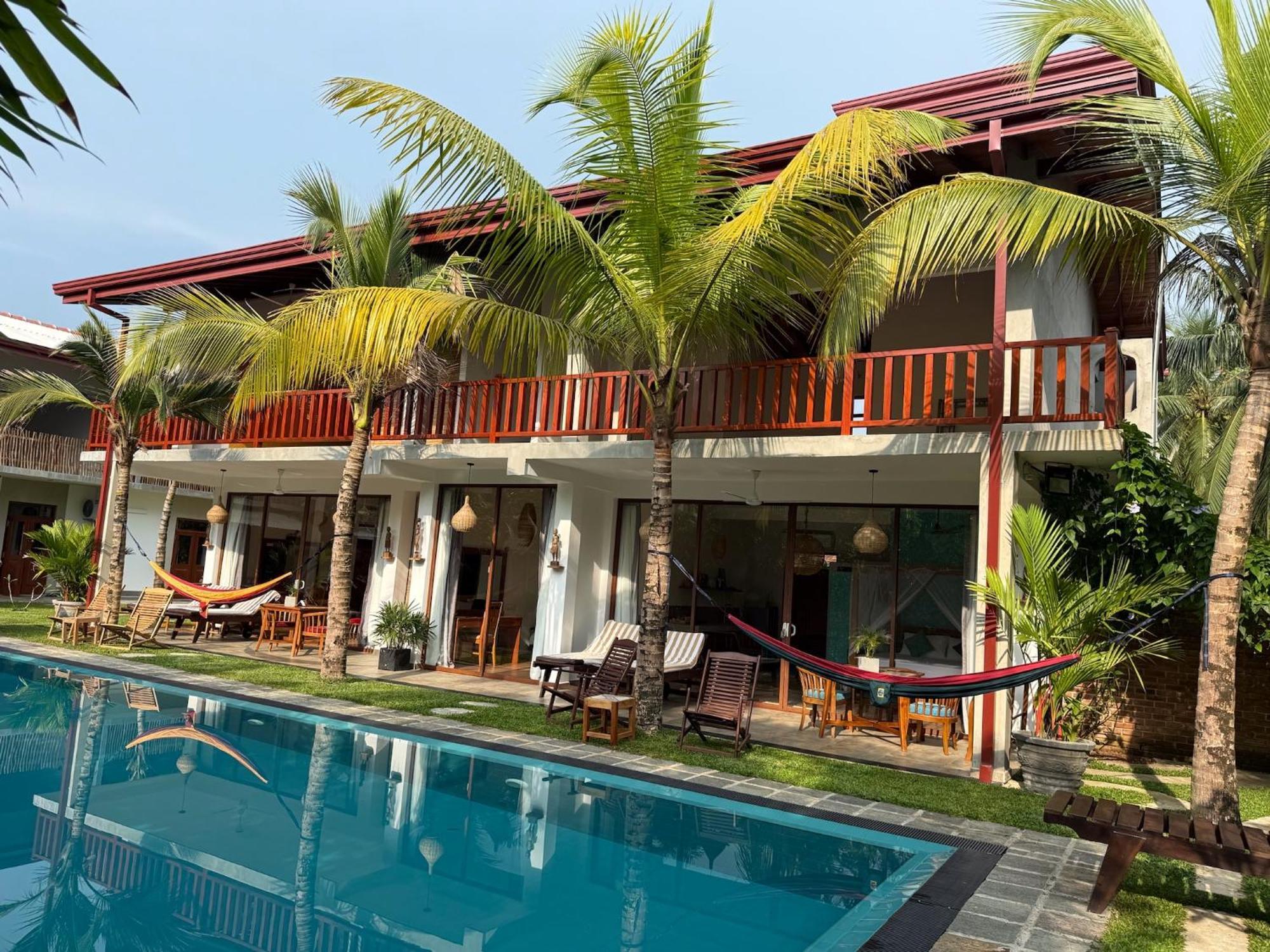 Sri Palms Bed & Breakfast Kosgoda Bagian luar foto
