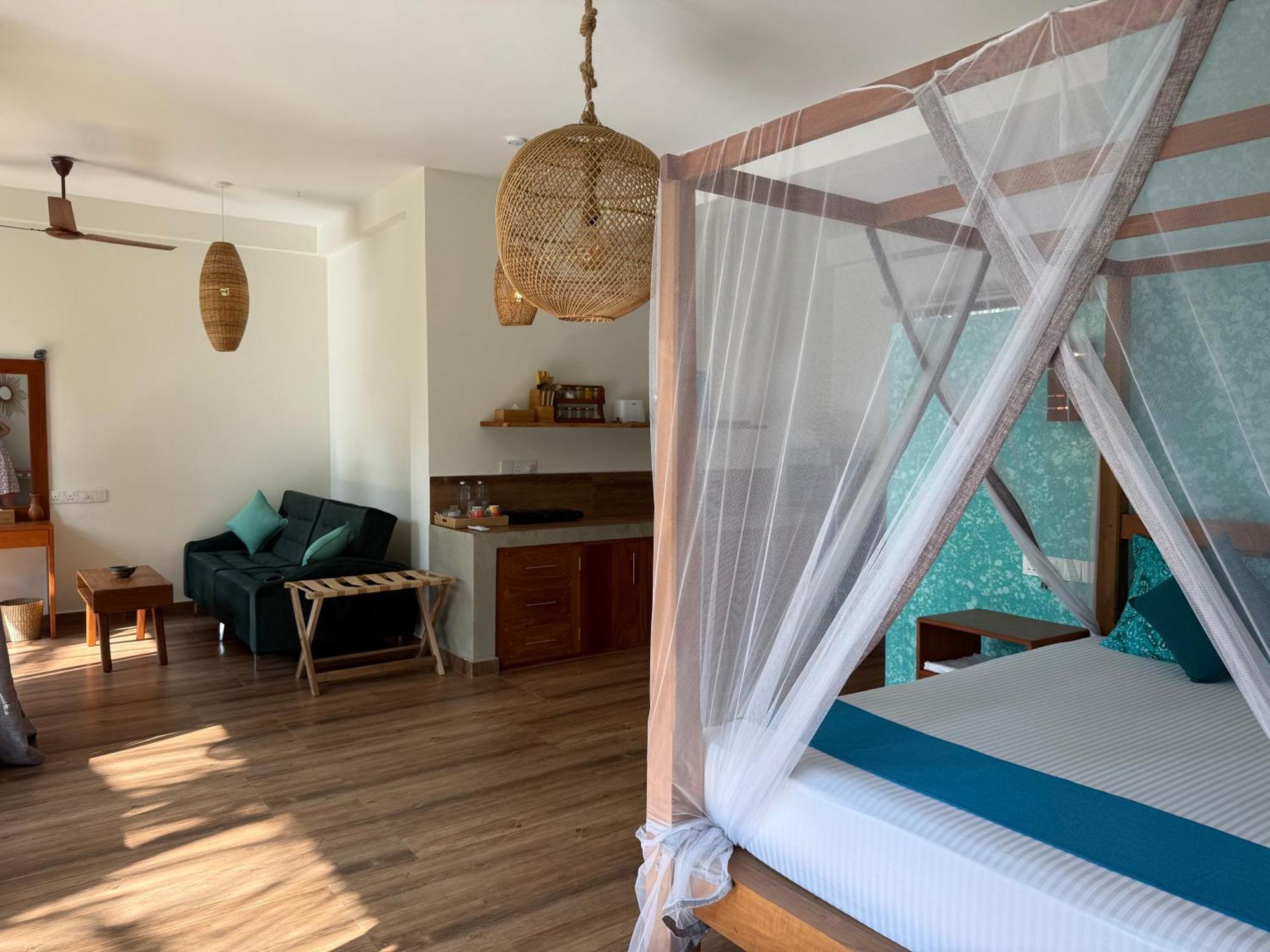 Sri Palms Bed & Breakfast Kosgoda Bagian luar foto