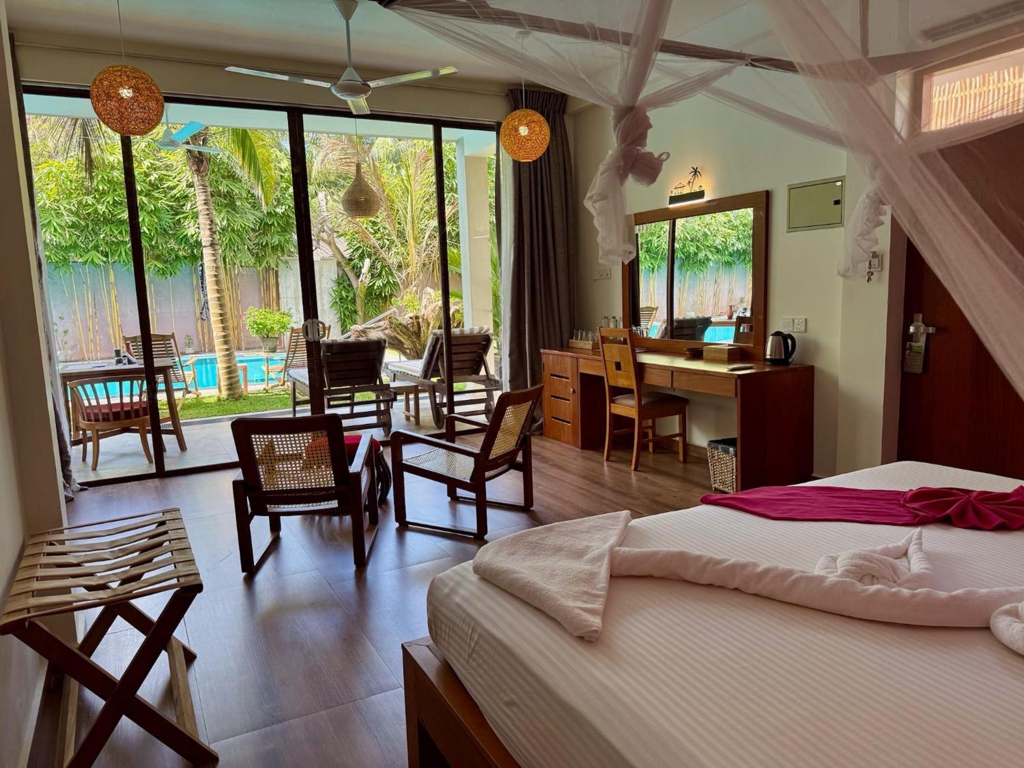 Sri Palms Bed & Breakfast Kosgoda Bagian luar foto